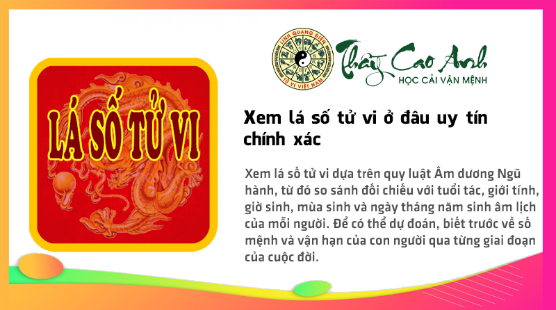 Xem lá số tử vi ở đâu uy tín chính xác
