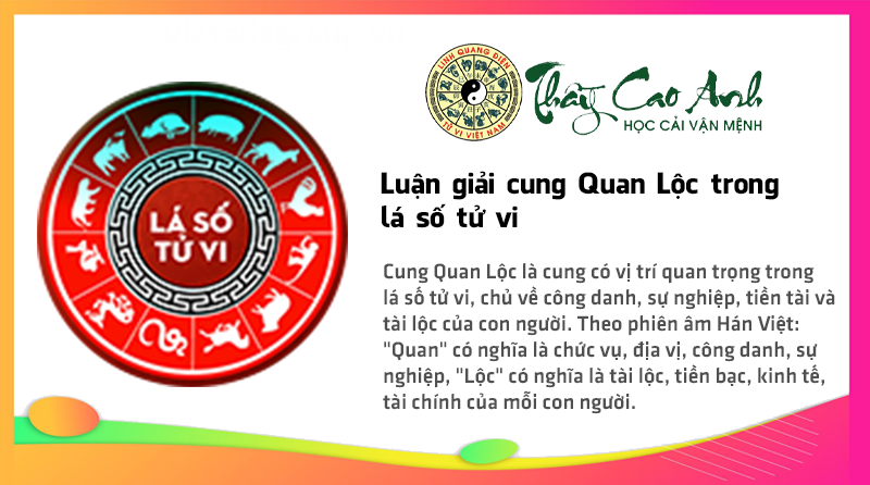 Luận giải cung Quan Lộc trong lá số tử vi