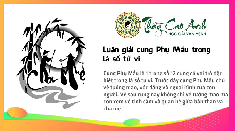 Luận giải cung Phụ Mẫu trong lá số tử vi
