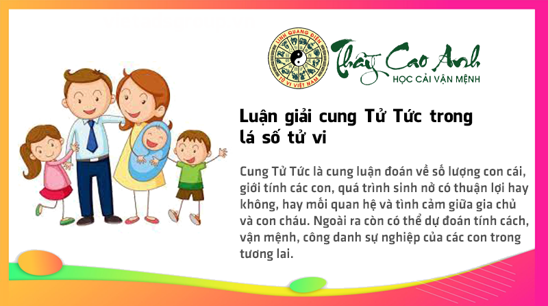 Luận giải cung Tử Tức trong lá số tử vi