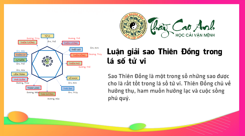 Luận giải sao Thiên Đồng trong lá số tử vi