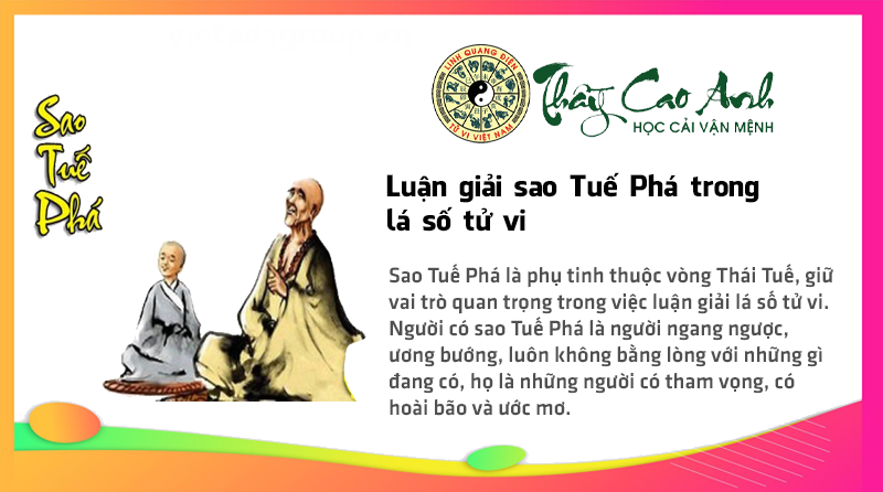 Luận giải sao Tuế Phá trong lá số tử vi