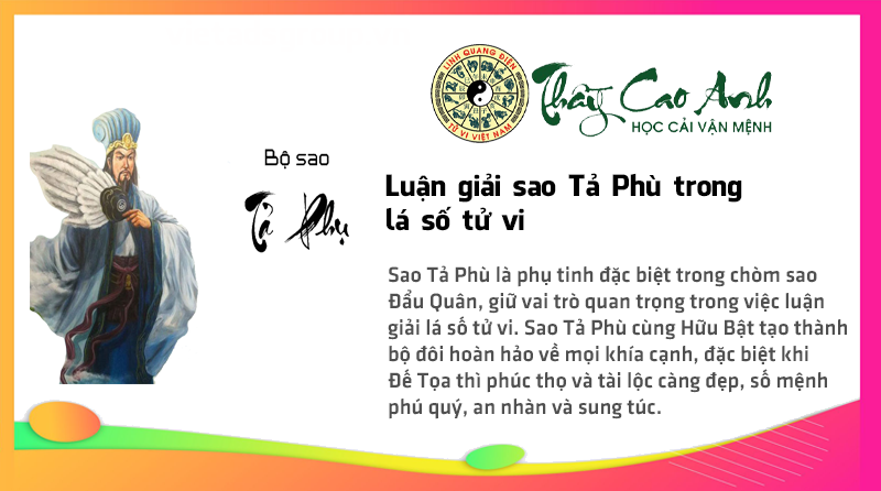 Luận giải sao Tả Phù trong lá số tử vi