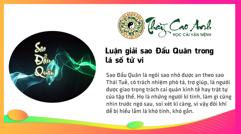 Luận giải sao Đẩu Quân trong lá số tử vi