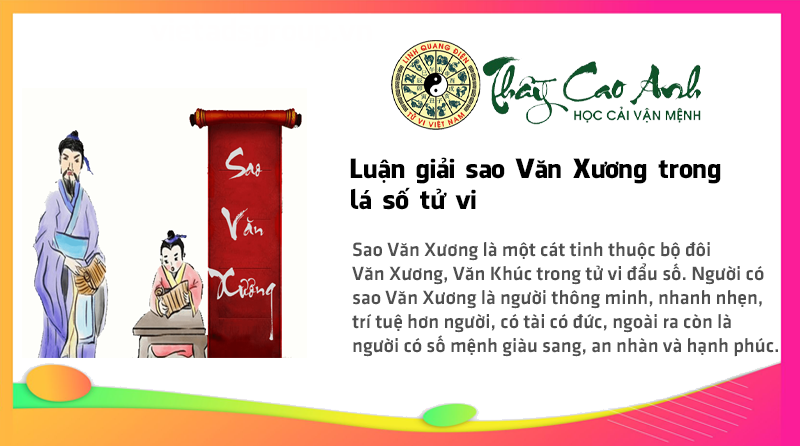 Luận giải sao Văn Xương trong lá số tử vi