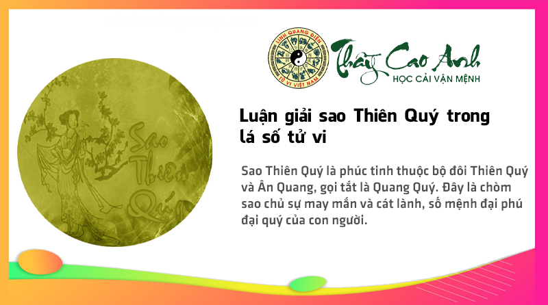 Luận giải sao Thiên Quý trong lá số tử vi