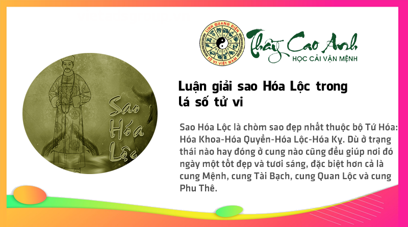 Luận giải sao Hóa Lộc trong lá số tử vi