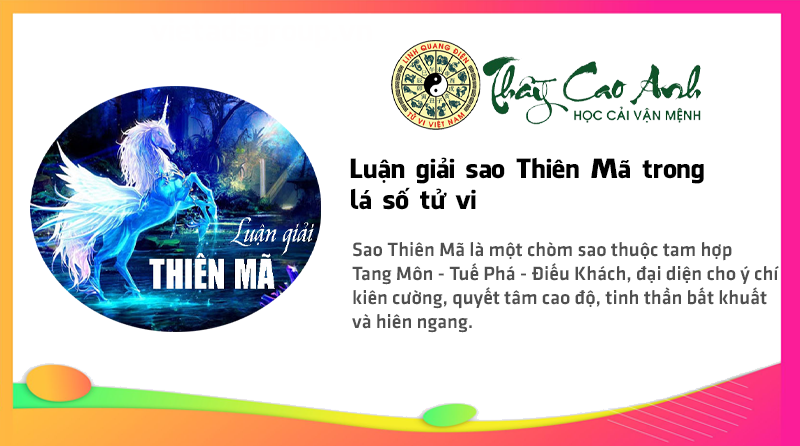 Luận giải sao Thiên Mã trong lá số tử vi