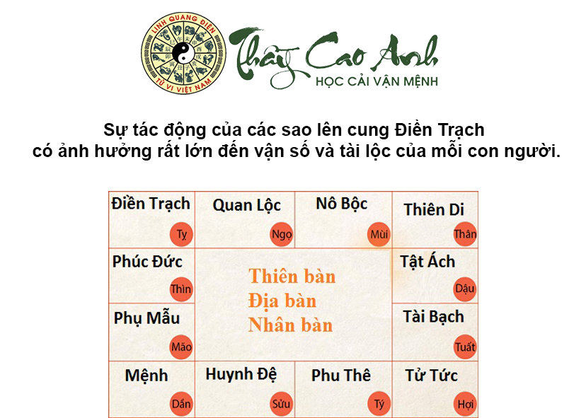 Luận giải cung Điền Trạch trong lá số tử vi