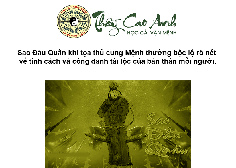 Luận giải sao Đẩu Quân trong lá số tử vi