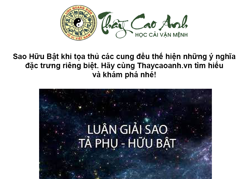 Luận giải sao Hữu Bật trong lá số tử vi