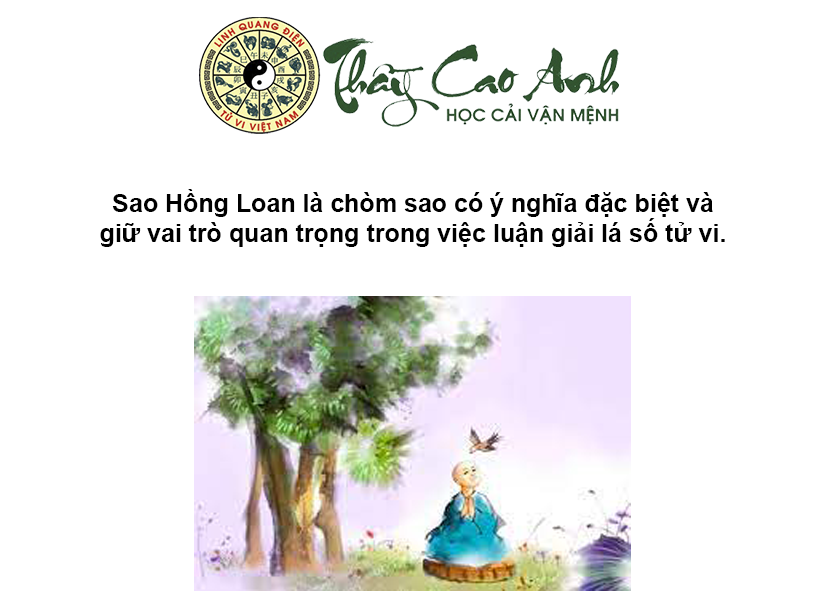 Luận giải sao Hồng Loan trong lá số tử vi