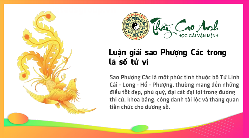 Luận giải sao Phượng Các trong lá số tử vi