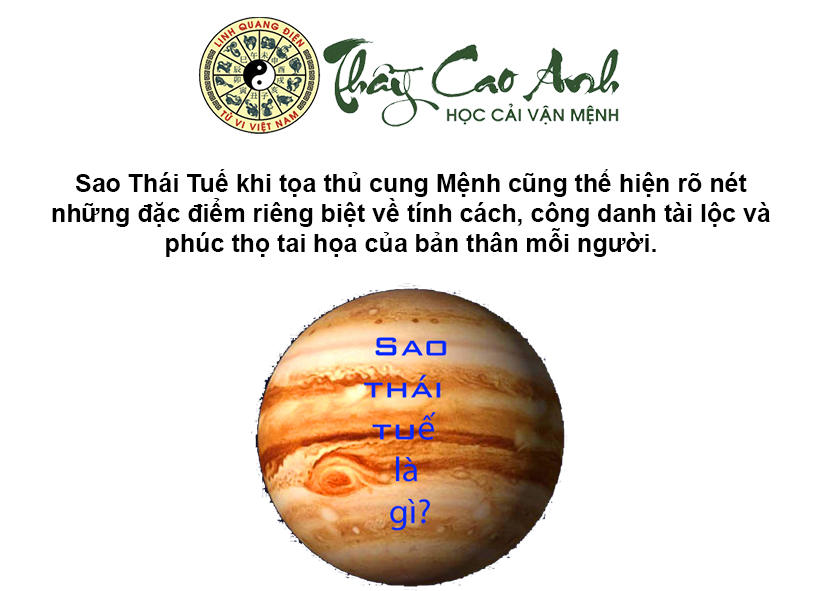 Luận giải sao Thái Tuế trong lá số tử vi