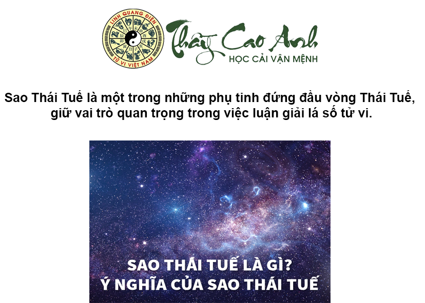 Luận giải sao Thái Tuế trong lá số tử vi