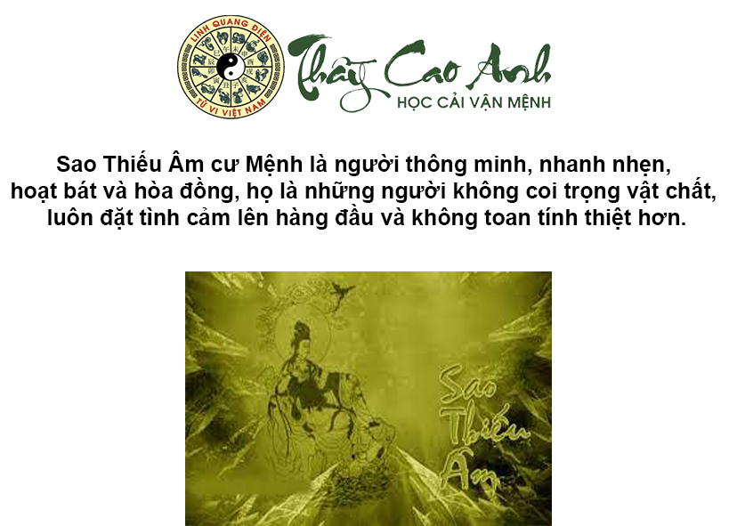 Luận giải sao Thiếu Âm trong lá số tử vi