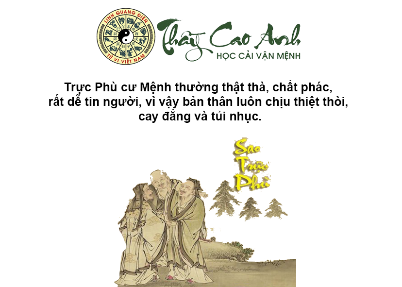 Luận giải sao Trực Phù trong lá số tử vi