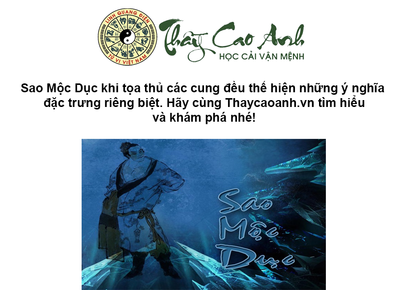Luận giải sao Mộc Dục trong lá số tử vi
