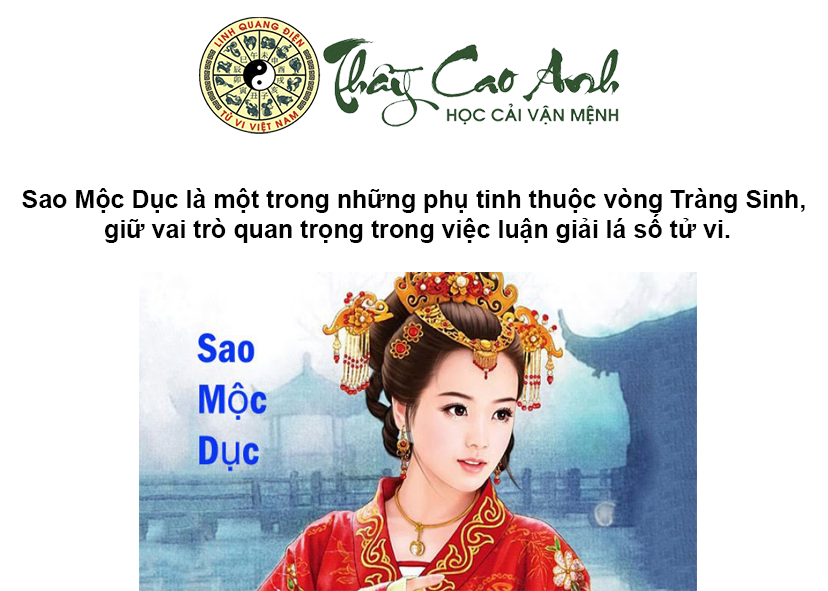 Luận giải sao Mộc Dục trong lá số tử vi