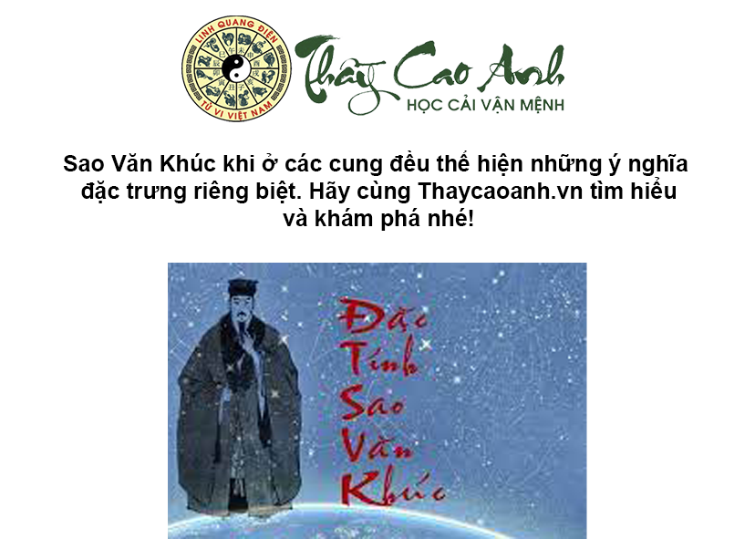 Luận giải sao Văn Khúc trong lá số tử vi