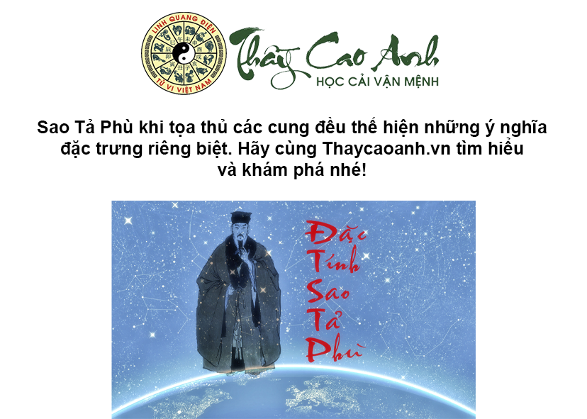 Luận giải sao Tả Phù trong lá số tử vi