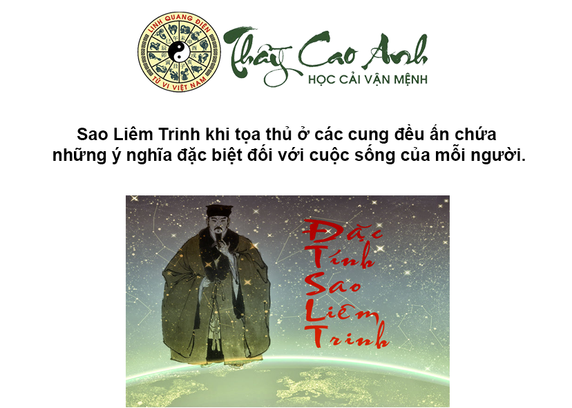 Luận giải sao Liêm Trinh trong lá số tử vi