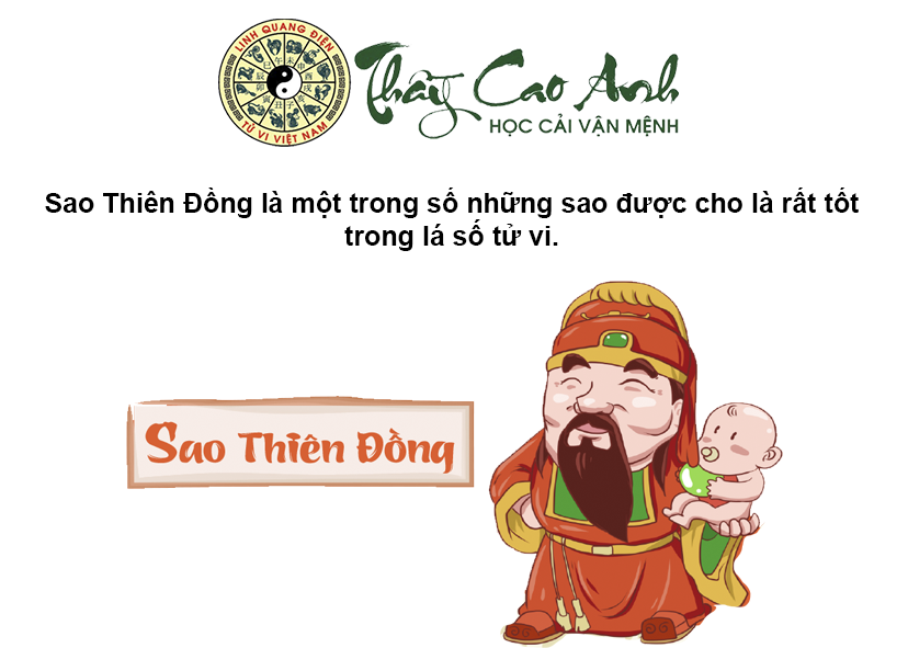 Luận giải sao Thiên Đồng trong lá số tử vi