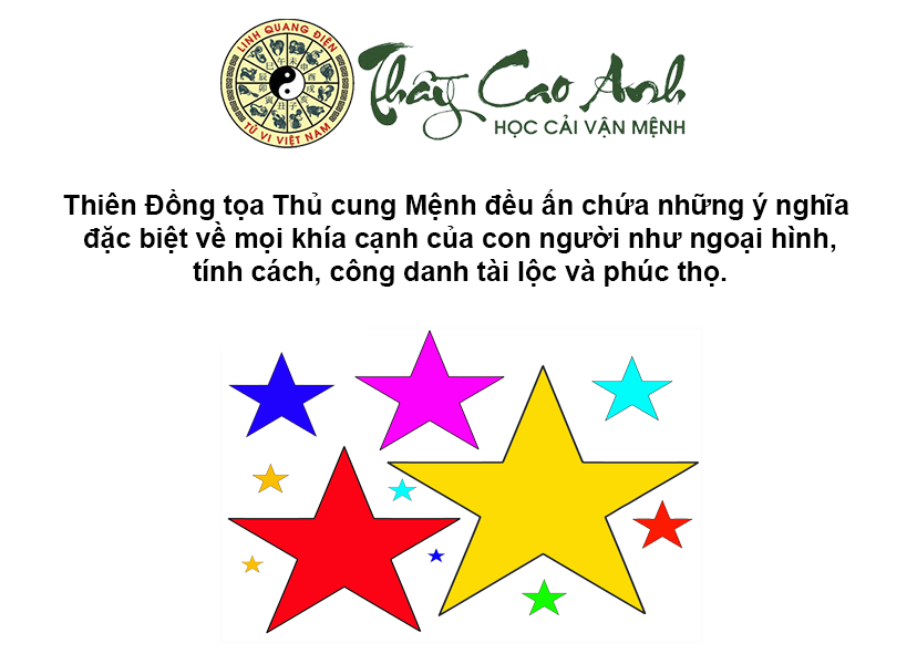 Luận giải sao Thiên Đồng trong lá số tử vi