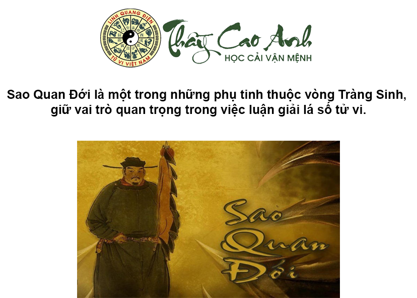 Luận giải sao Quan Đới trong lá số tử vi