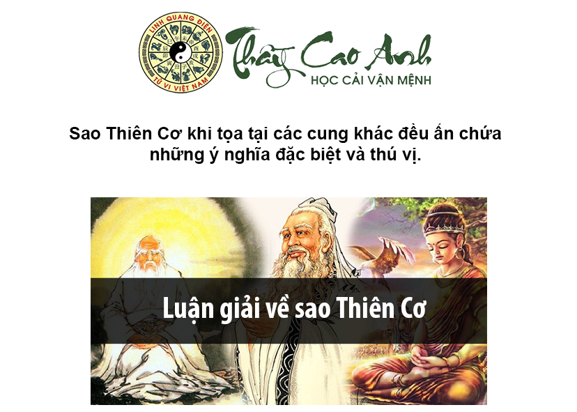 Luận giải sao Thiên Cơ trong lá số tử vi