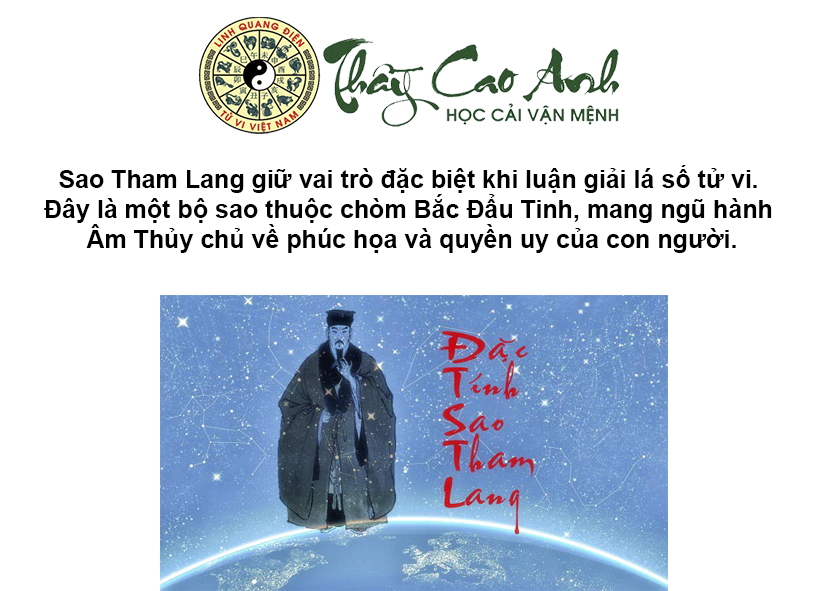 Luận giải sao Tham Lang trong lá số tử vi