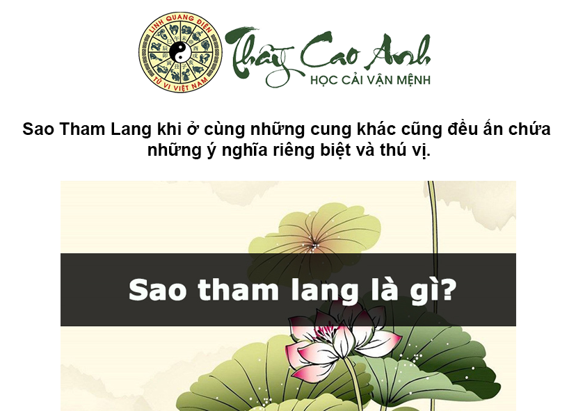 Luận giải sao Tham Lang trong lá số tử vi