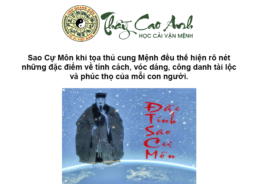 Luận giải sao Cự Môn trong lá số tử vi