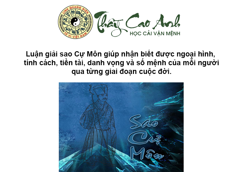Luận giải sao Cự Môn trong lá số tử vi