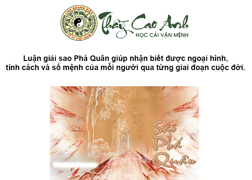 Luận giải sao Phá Quân trong lá số tử vi