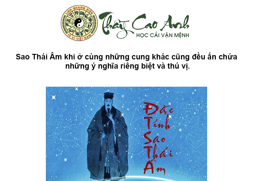 Luận giải sao Thái Âm trong lá số tử vi