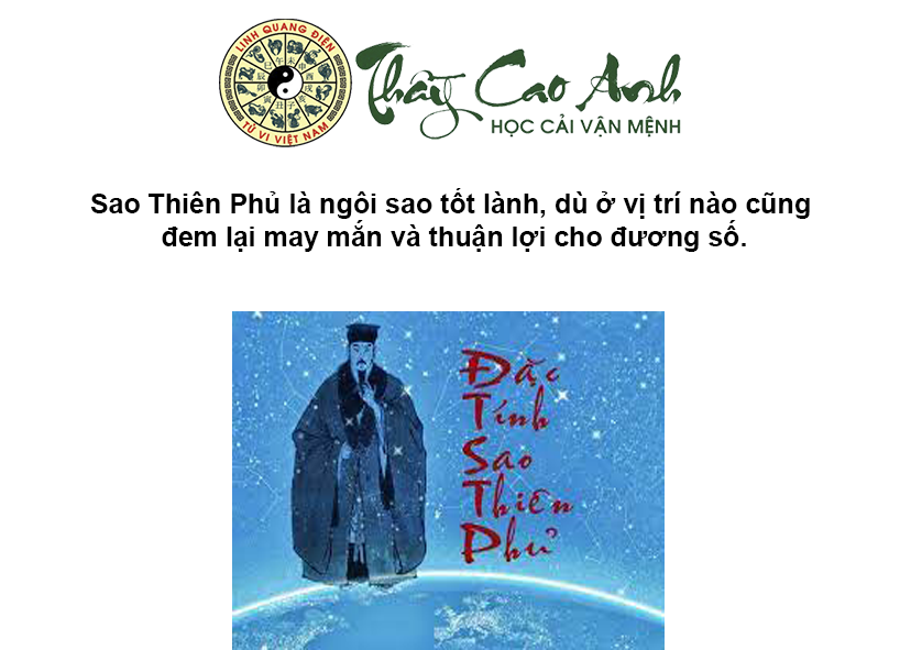 Luận giải sao Thiên Phủ trong lá số tử vi