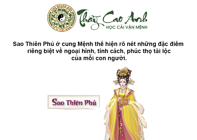 Luận giải sao Thiên Phủ trong lá số tử vi