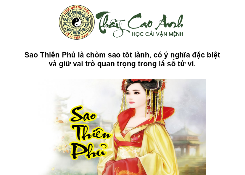 Luận giải sao Thiên Phủ trong lá số tử vi