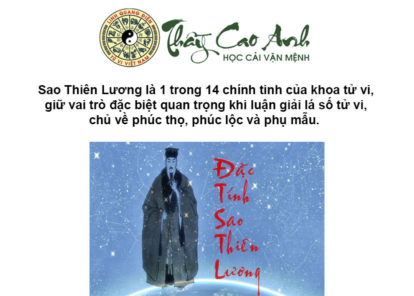 Luận giải sao Thiên Lương trong lá số tử vi
