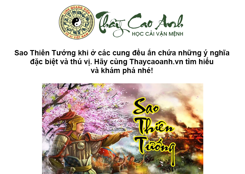Luận giải sao Thiên Tướng trong lá số tử vi