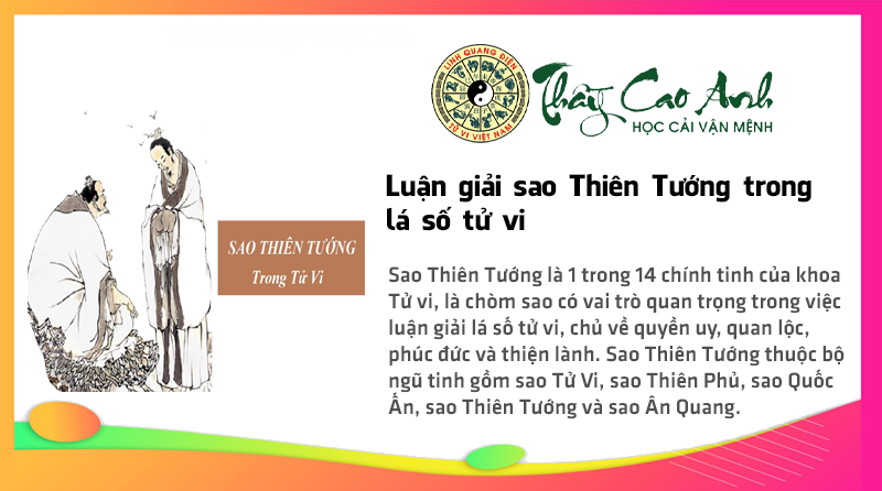 Luận giải sao Thiên Tướng trong lá số tử vi