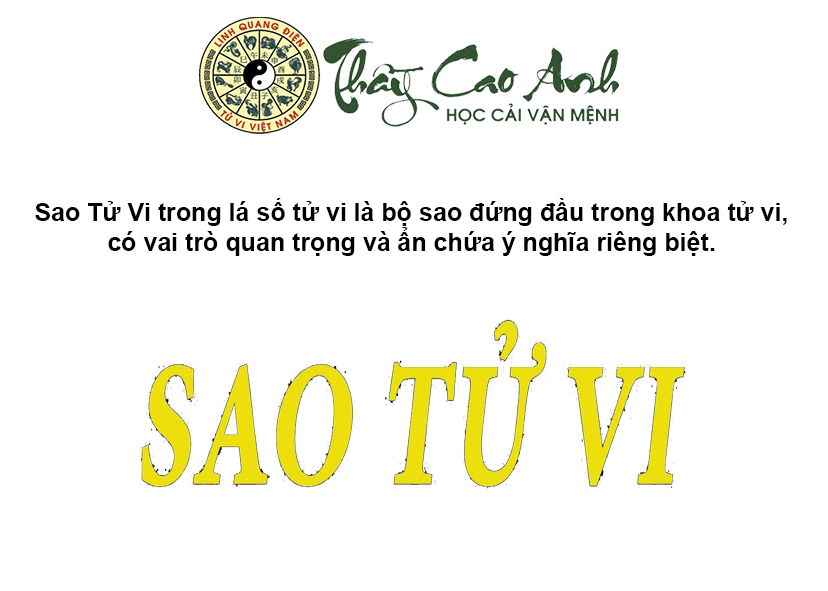 Luận giải sao Tử Vi trong lá số tử vi