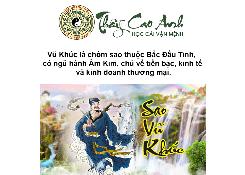 Luận giải sao Vũ Khúc trong lá số tử vi