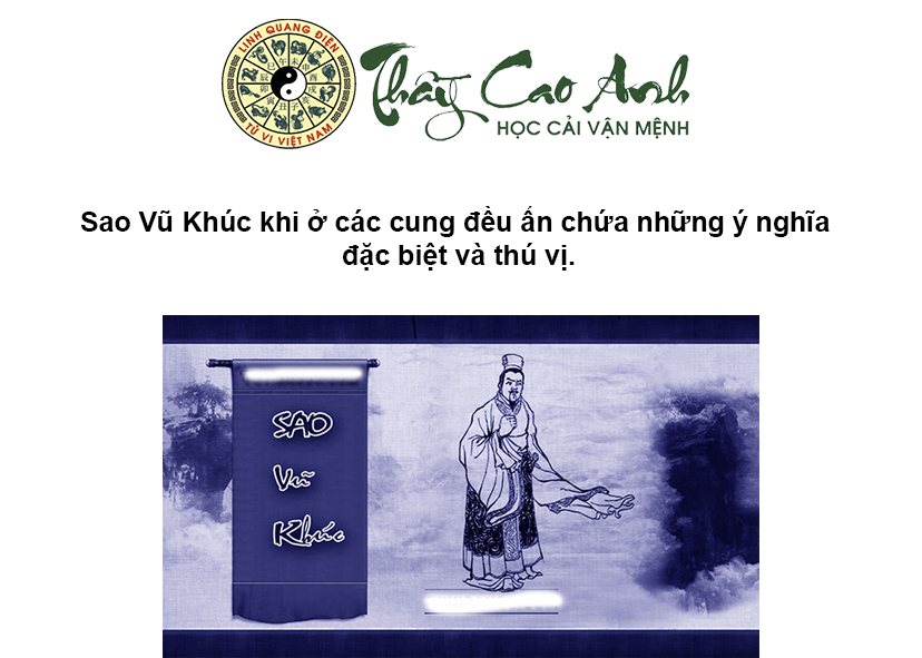 Luận giải sao Vũ Khúc trong lá số tử vi