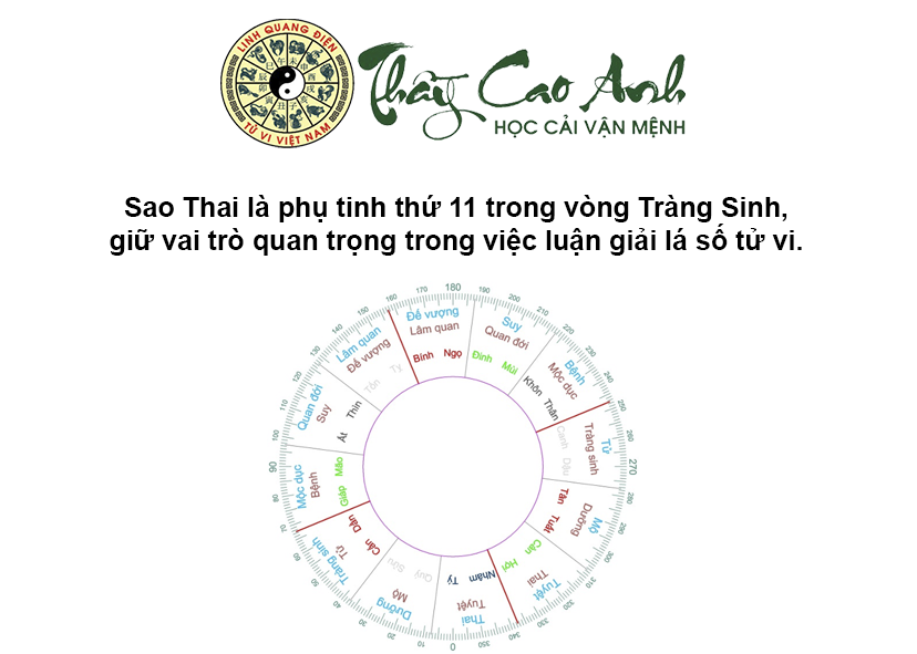 Luận giải ý nghĩa sao Thai trong lá số tử vi