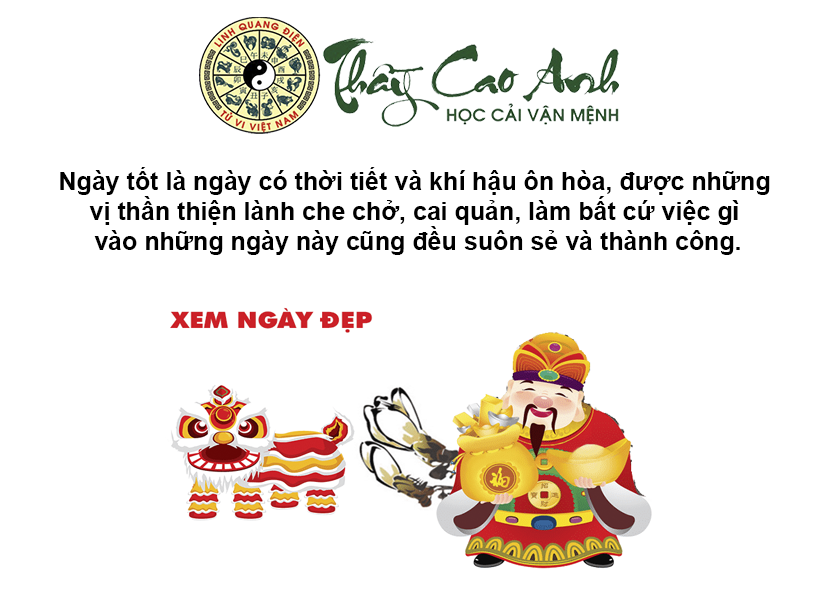 Xem ngày tốt ở trang web nào chính xác
