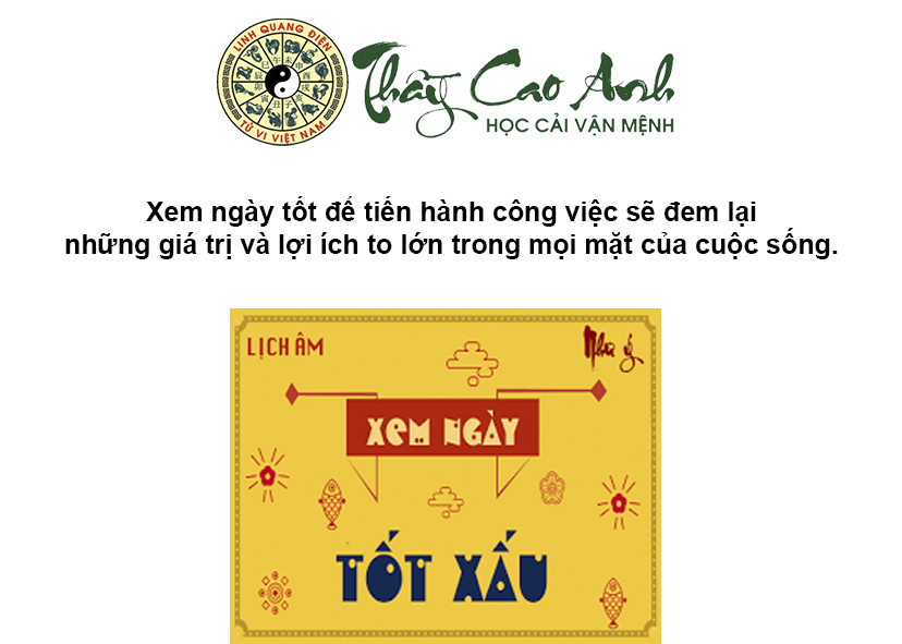 Xem ngày tốt ở trang web nào chính xác