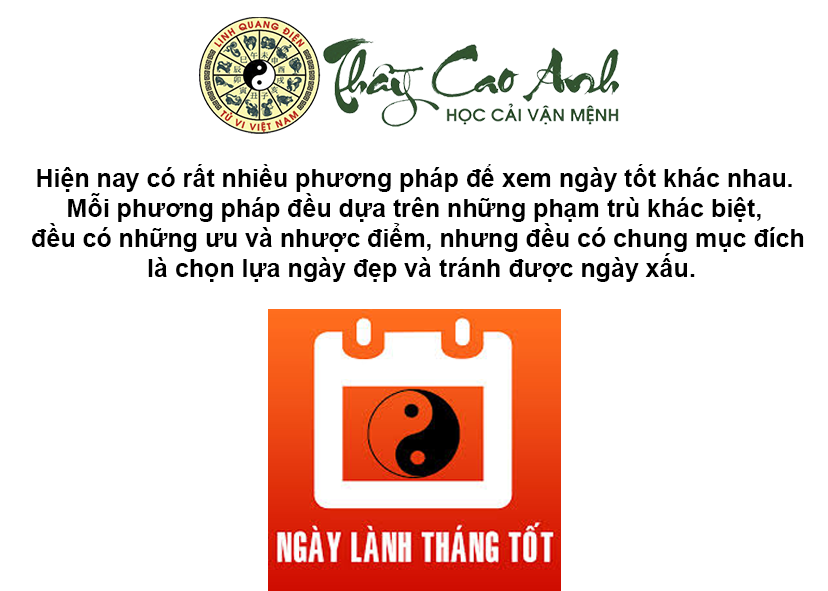 Xem ngày tốt ở trang web nào chính xác