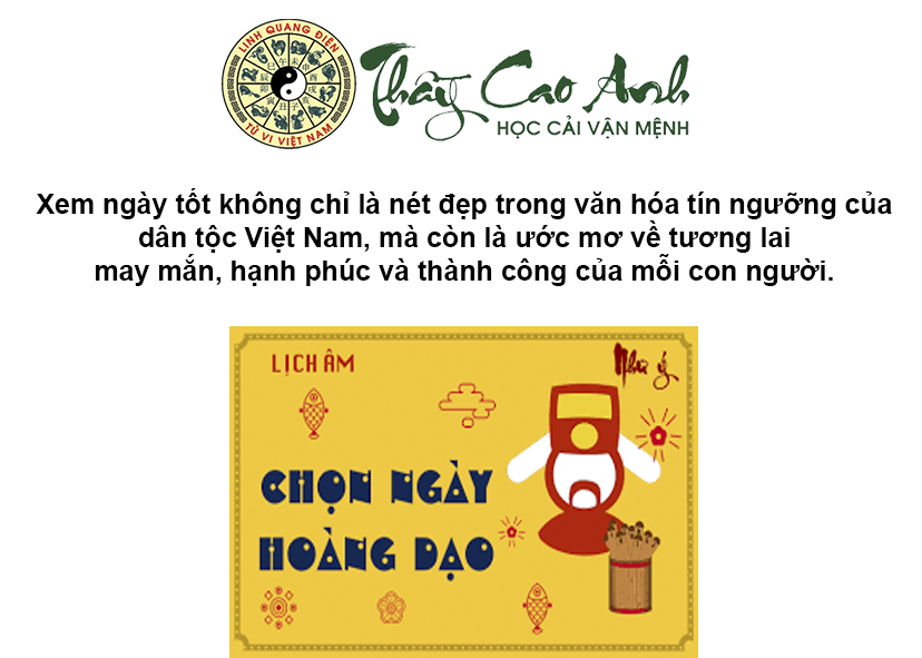Xem ngày tốt ở trang web nào chính xác